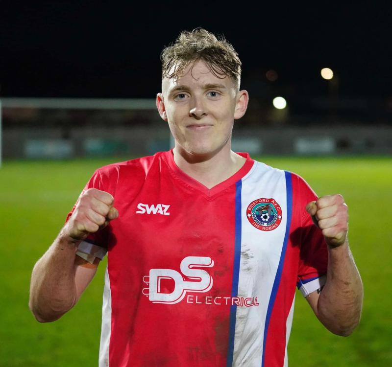Happy days for Bideford AFC. Pic from Sean Gosling
