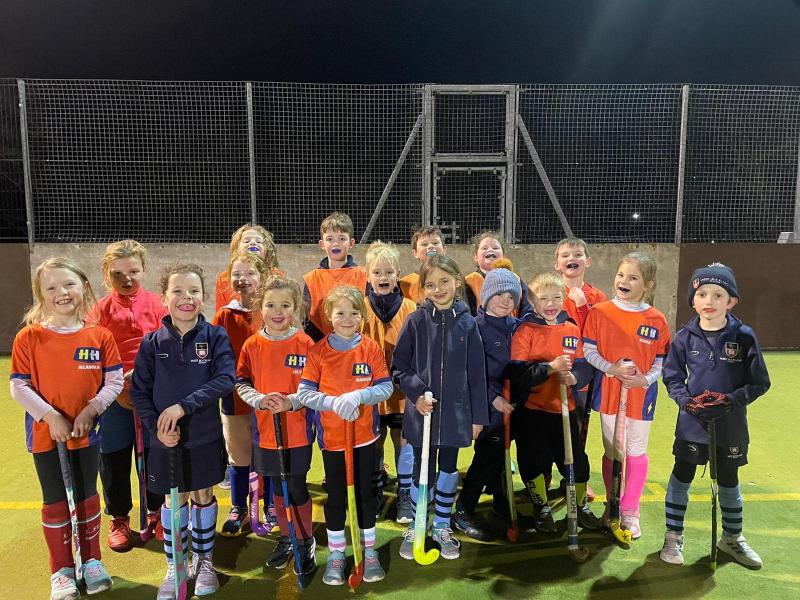 Juniors from North Devon Hockey Club