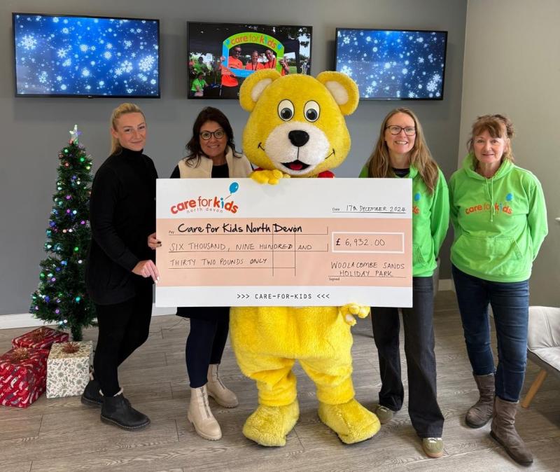 Local holiday park donates to charity