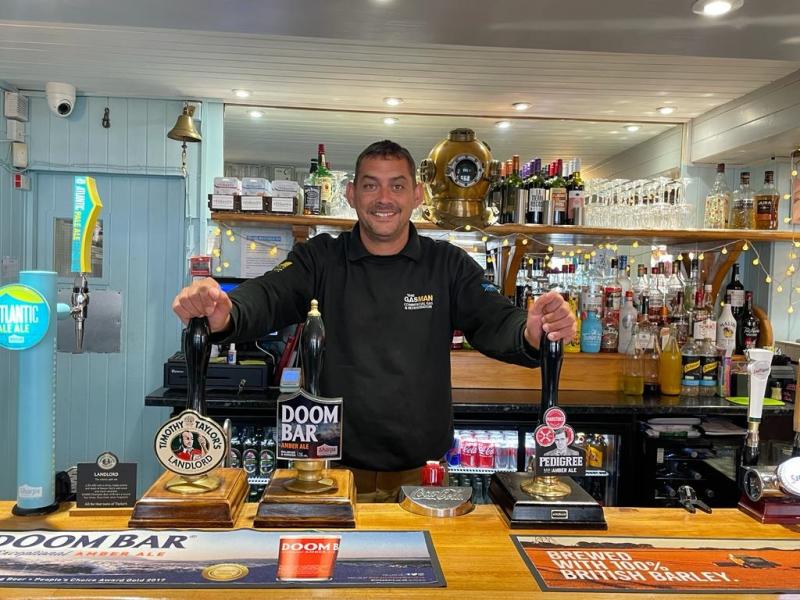 Instow saved from flooding by local pub owner