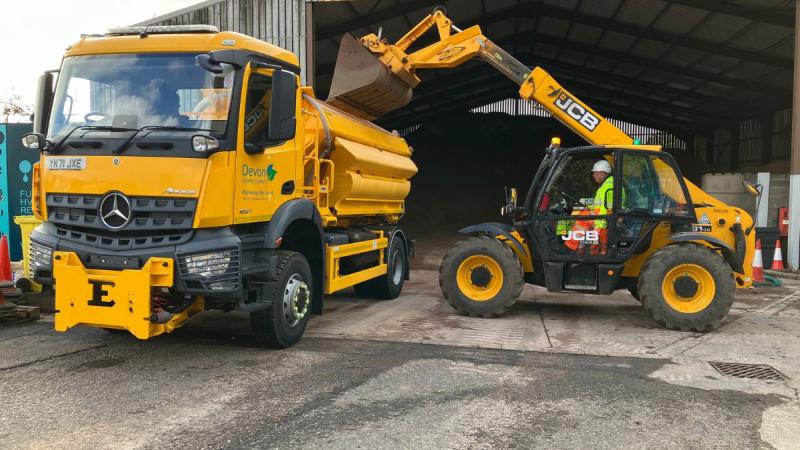 Gritting underway as weather warning issued for North Devon