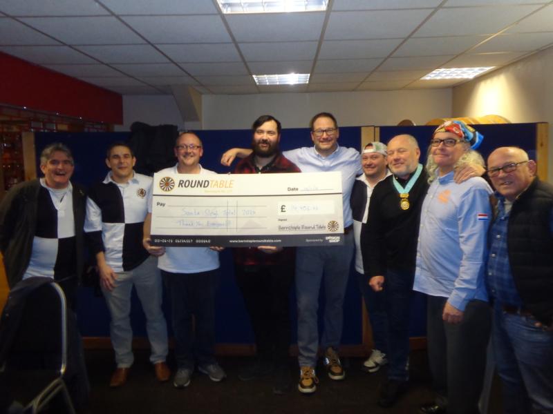 Barnstaple Roundtable Santa Sleigh raises major funds for local causes