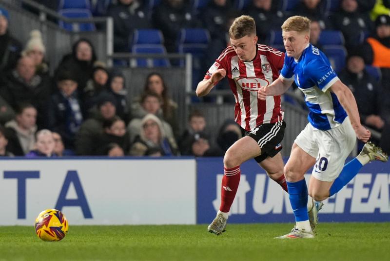 Exeter City defeated at Birmingham. Pc from PPAUK