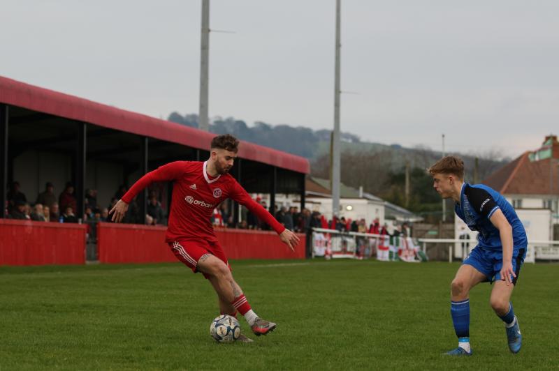 Barum beaten by Brixham in Cup. Pic from Nathan Bennett