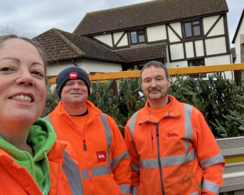 Christmas tree recycling supports local hospice