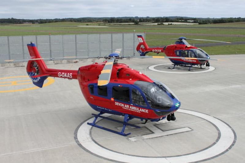 Devon Air Ambulance reports “record-breaking year” as demand rises