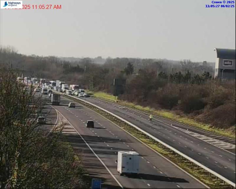 Diesel spill shuts down M5  traffic