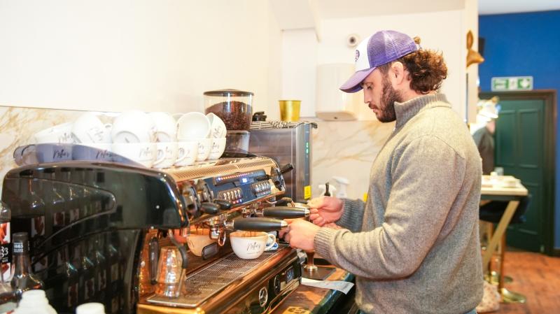 England rugby star supports Barnstaple café