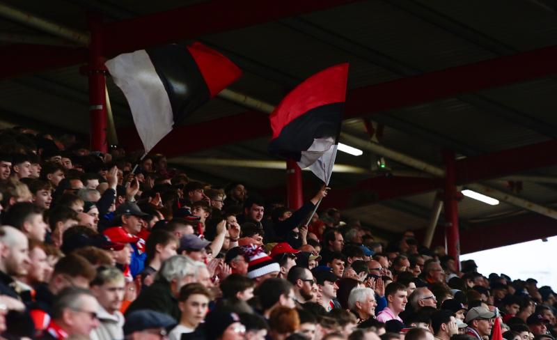 Exeter City fans. Pic from PPAUK
