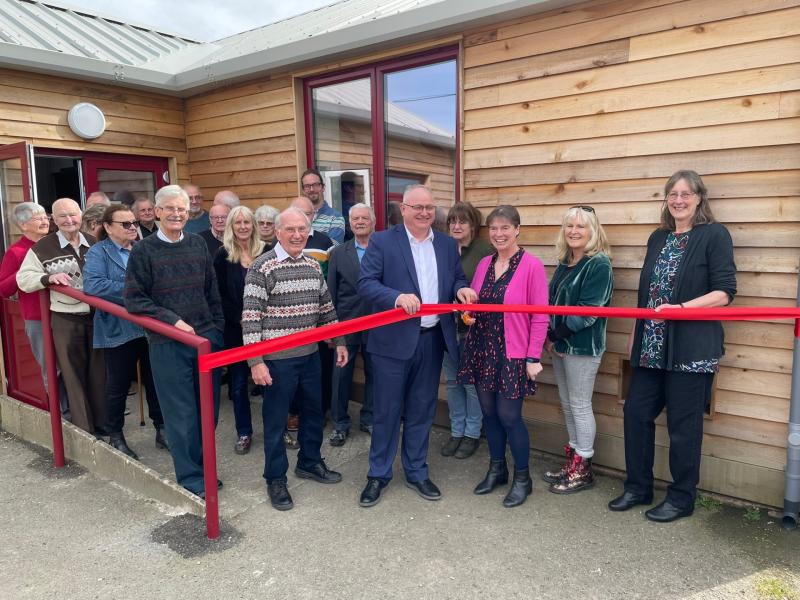 Former and current North Devon MPs reopen Chittlehampton Village Hall