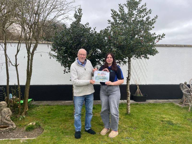 Sheepwash resident wins free heating oil in surprise draw