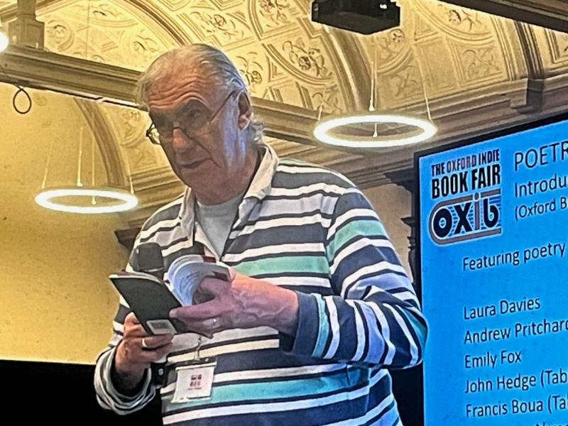 Poet John Hedge to launch new collection at The Plough in Torrington