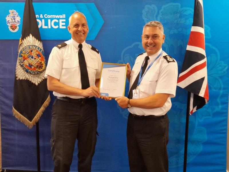 North and West Devon policing commander retires after 30 years of service