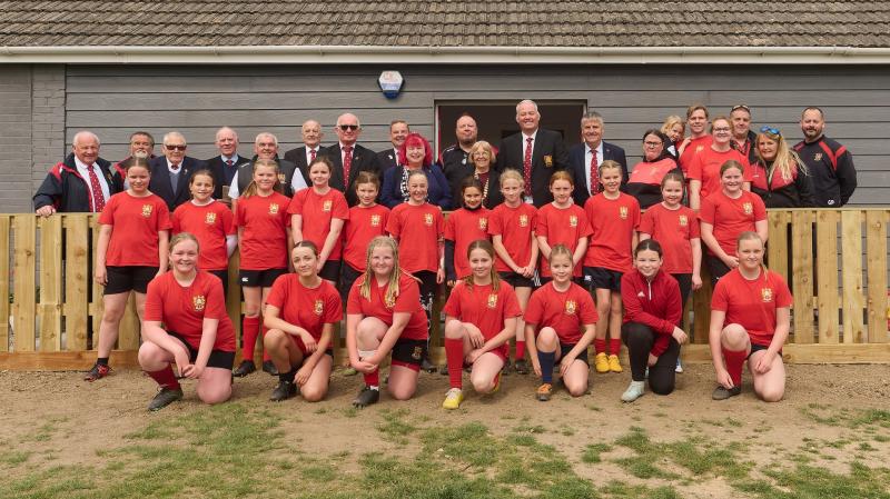 The grand opening at Barnstaple RFC. Pic from Bob Collins
