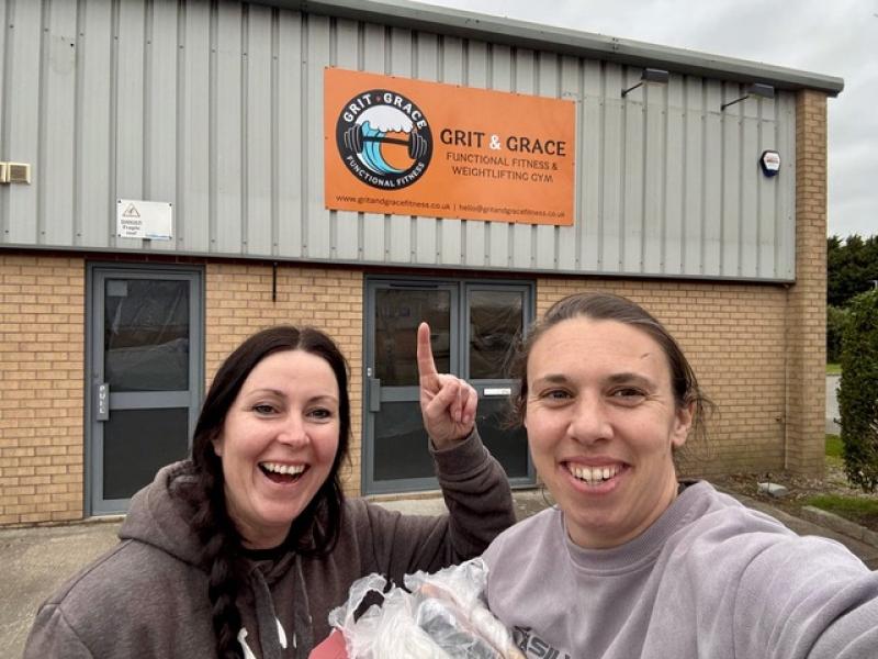 ndg New Barnstaple gym owners outside 1