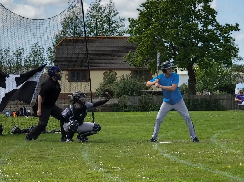 Ed Wilmott batting for the Riptides against the Cornish Pioneers Photo by Daniel Owen