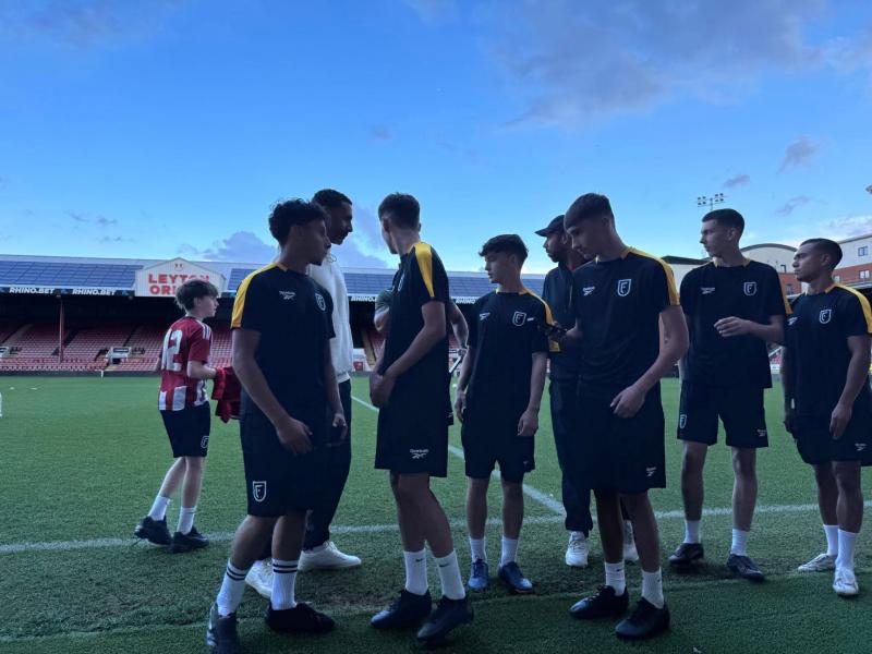 Kingsley School sign for FC Rise