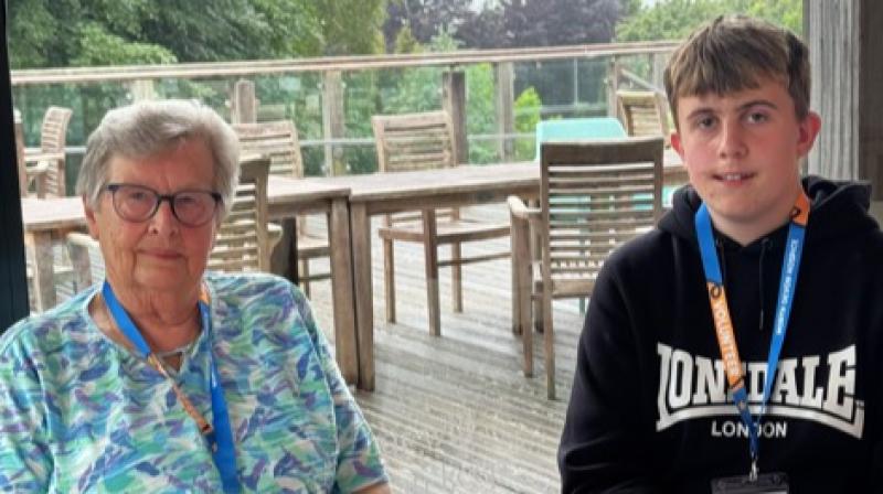 ndg ND Hospice youngest oldest volunteers