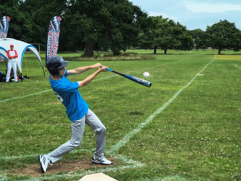 Josh Owen bats for the Riptides Photo Daniel Owen