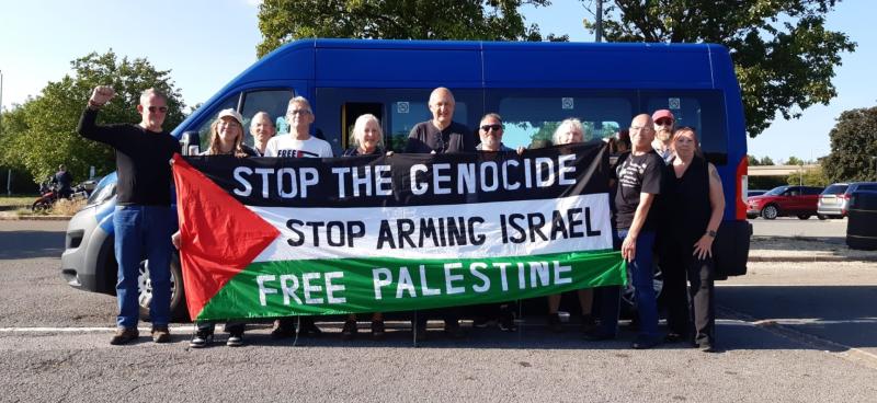 ndg Lockheed palestine protest