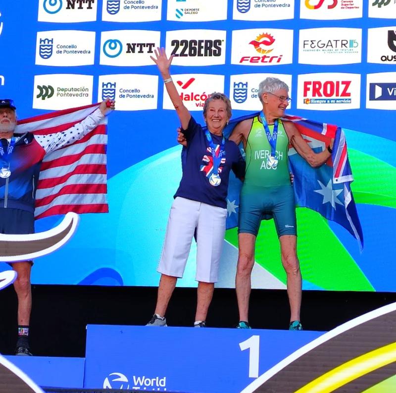 North Devon Triathlon Club trio celebrate success at the Aquathon and Duathlon World Championships