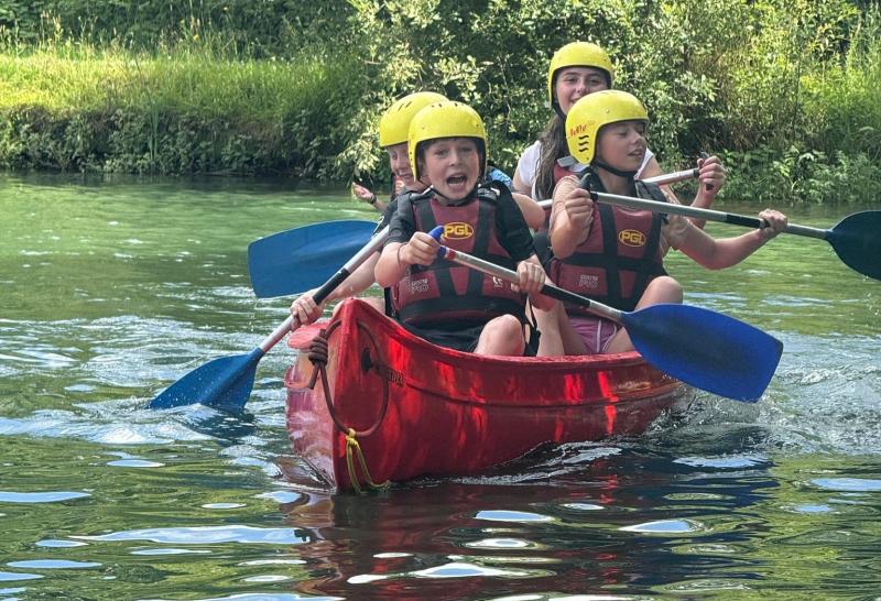 ndg Shebbear College  canoeing in activities week crop