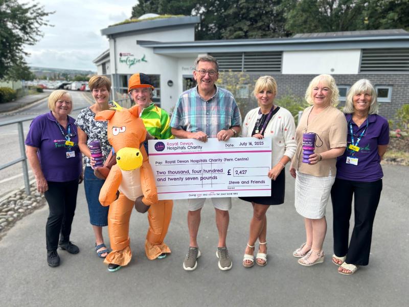 ndg Fern Centre Race Night Cheque