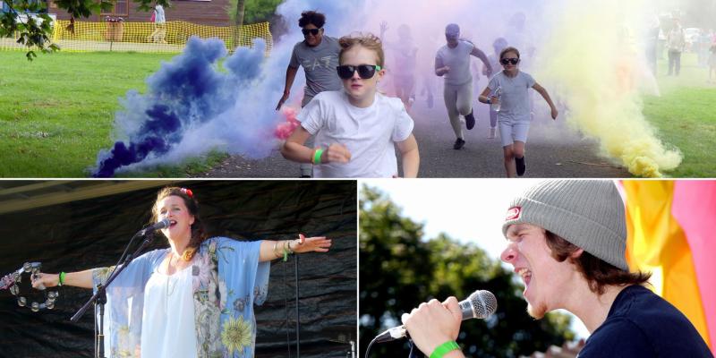 ndg bid music day colour run composite