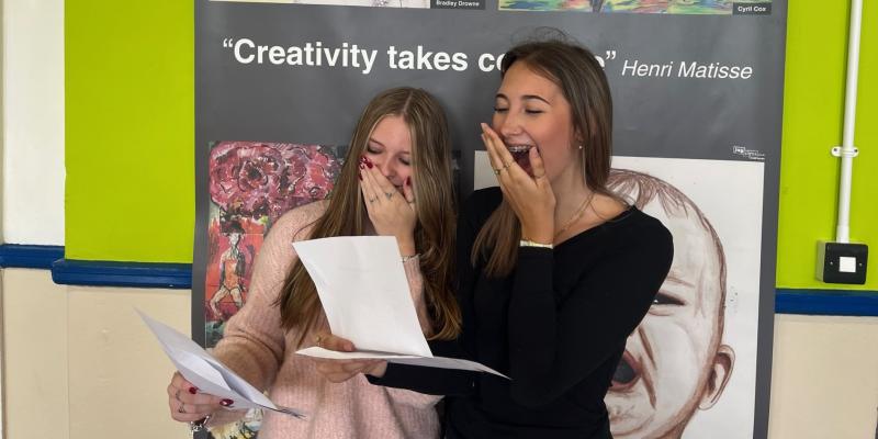 GCSE holsworthy Kaia and Alissa