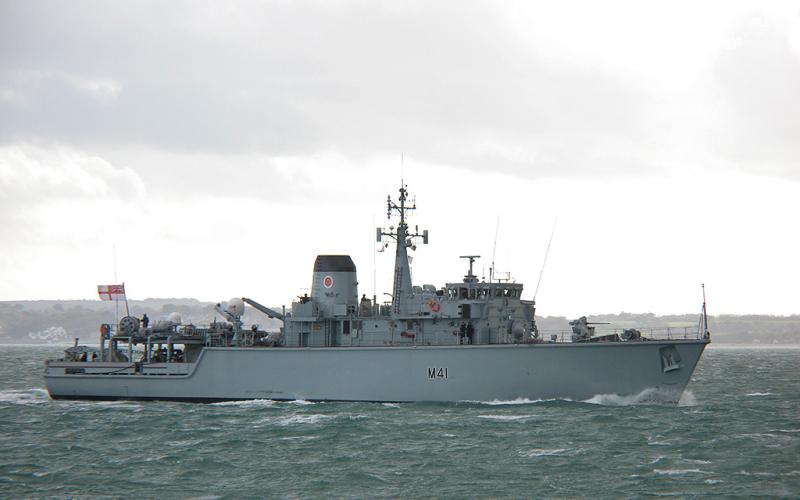HMS Quorn towed from Appledore unfinished as suppliers say they remain unpaid