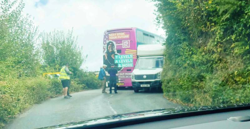 A399  bus stuck