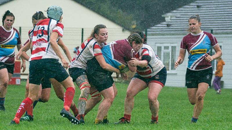 Bideford Ladies win at Bude. Pic from Kevin Crowl