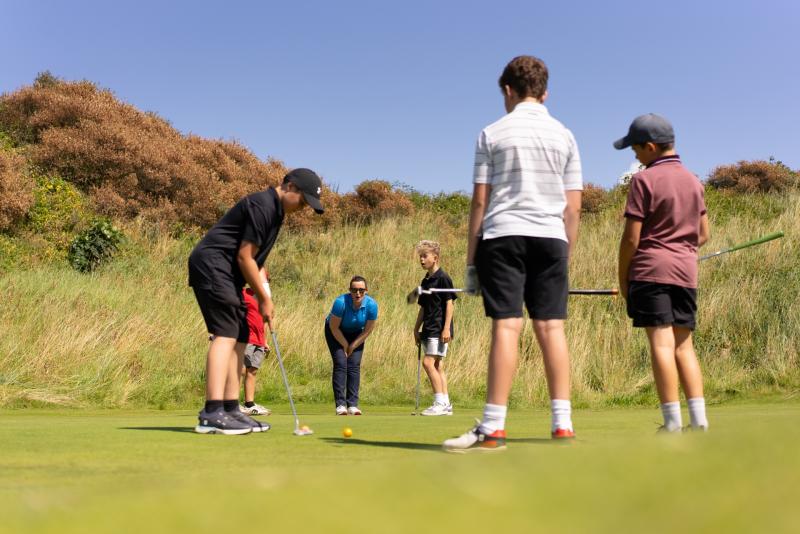 Junior golf at Saunton