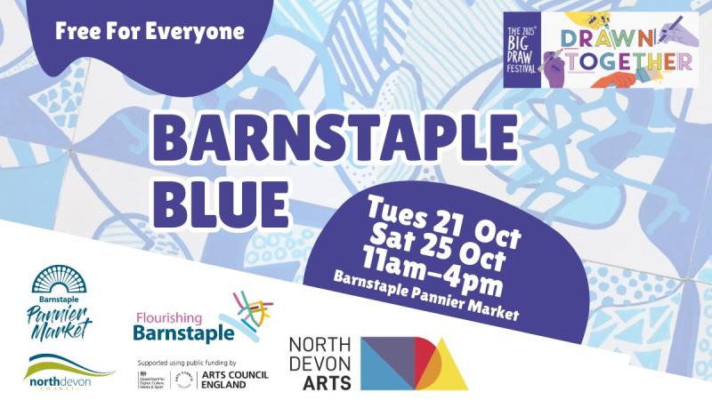 Barnstaple Blue poster