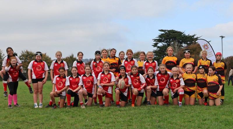 Girls Rugby at Barnstaple