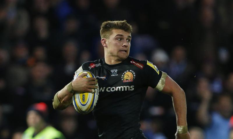 Fine form for Henry Slade. Pic from PPAUK