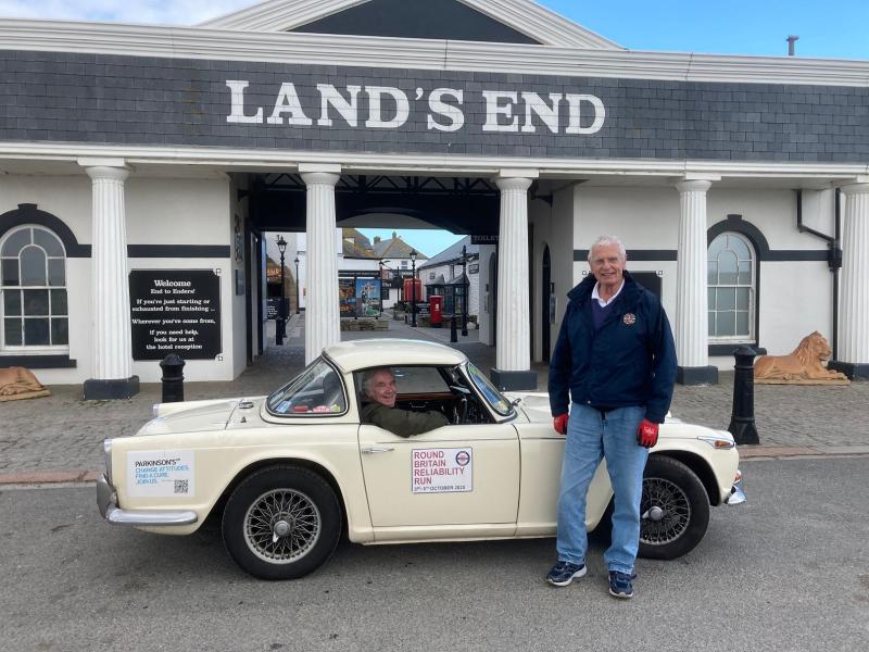 Triumph event Tim-Mike at Lands End