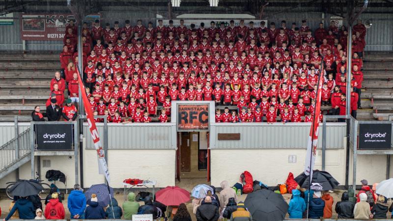 Remembrance Day tributes at Barnstaple RFC