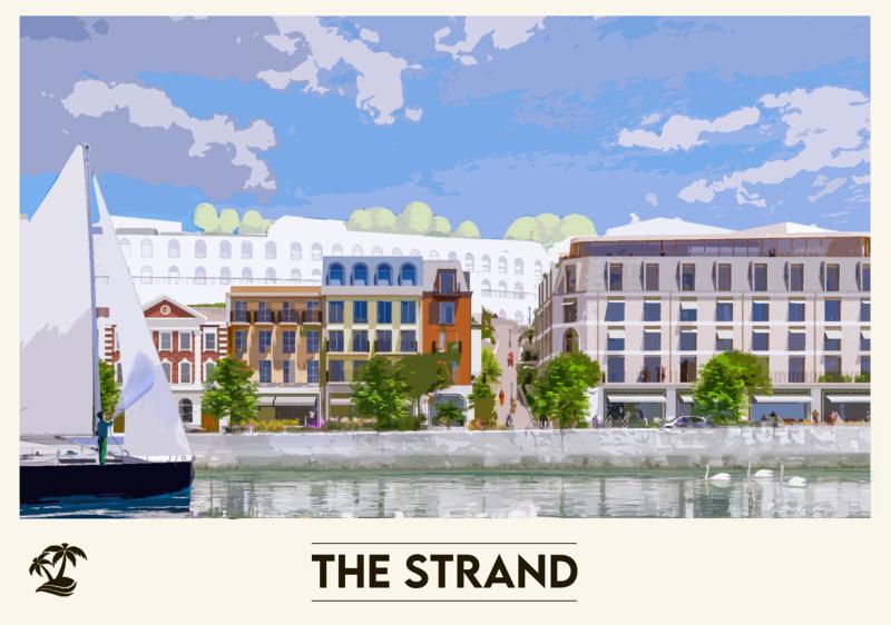 Torquay harbour and The Strand's potential new look Pic Torbay Council, Willmott Dixon and Milligan