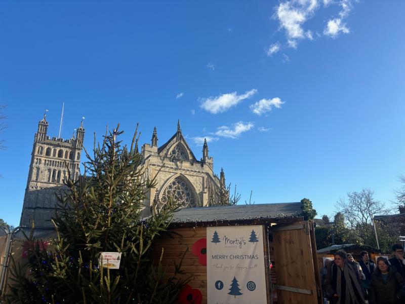 Exeter Christmas Market 2025 opens as crowds celebrate start of festive season