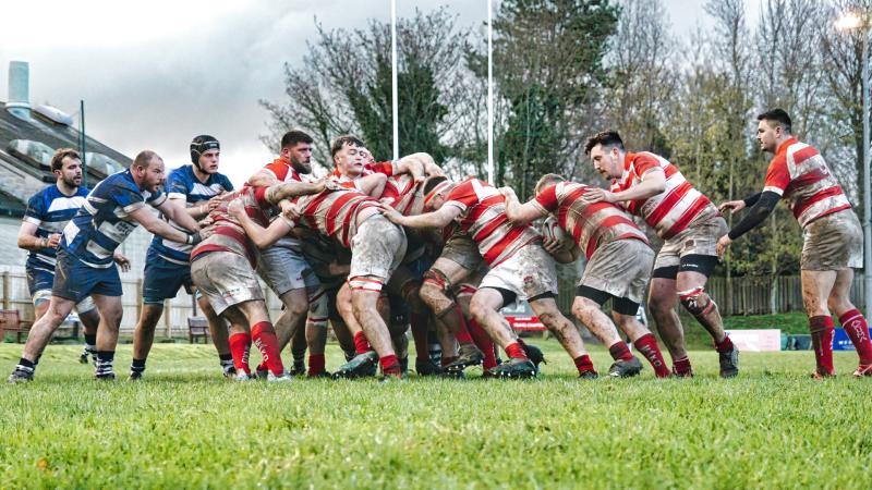 Victory for Bideford Quins. Pic from Kevin Crowl