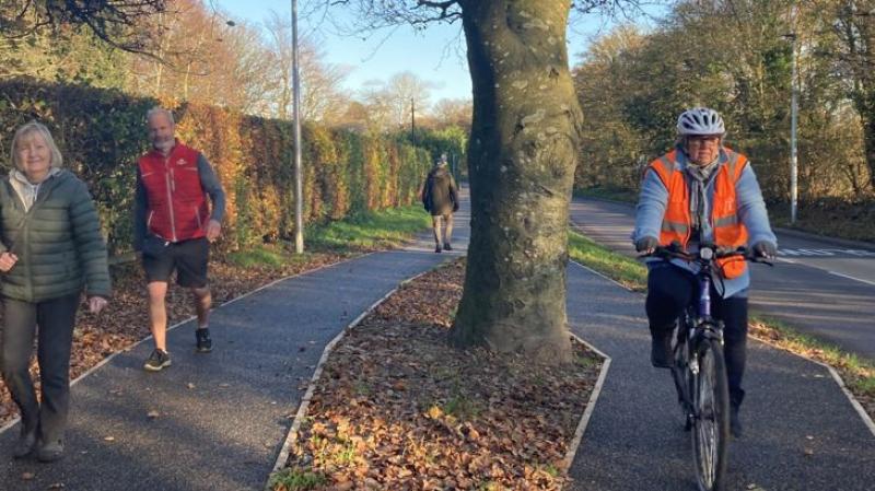 The path was resurfaced and widened, to allow more space for everyone. Credit: Jonathan Dixon/Walk Wheel Cycle Trust
