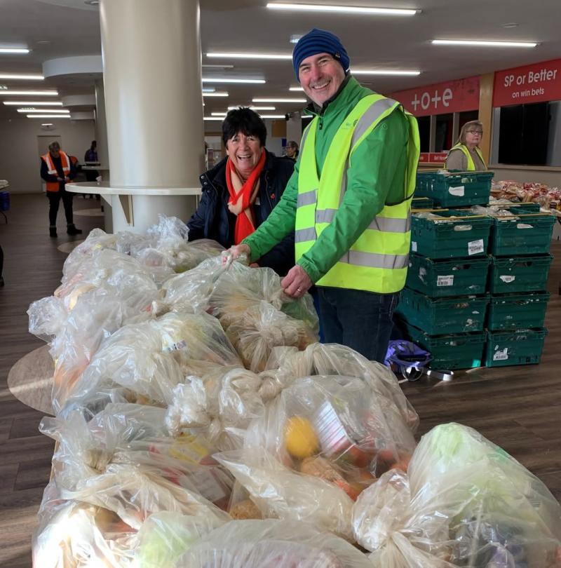 Newton Abbot Rotary column Foodbank