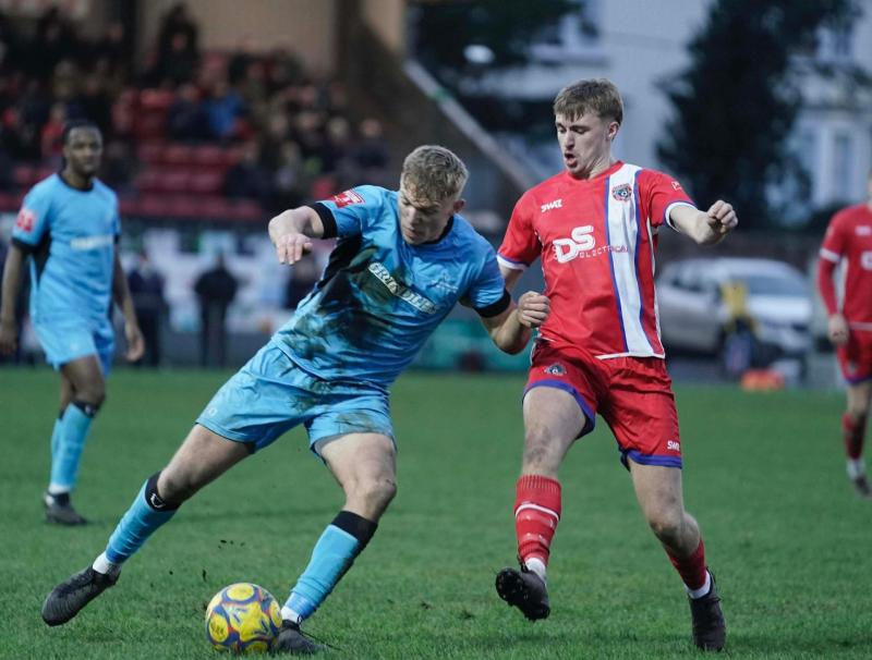 Bideford lose to Hartpury. Pic from Sean Gosling