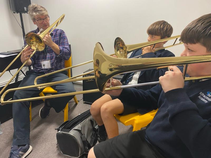 Brass scholars in action