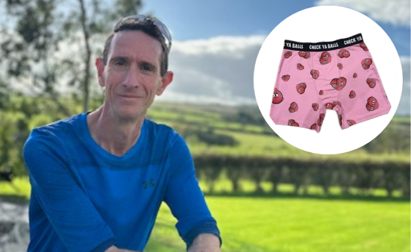 North Devon man launches cheeky underwear to raise testicular cancerawareness
