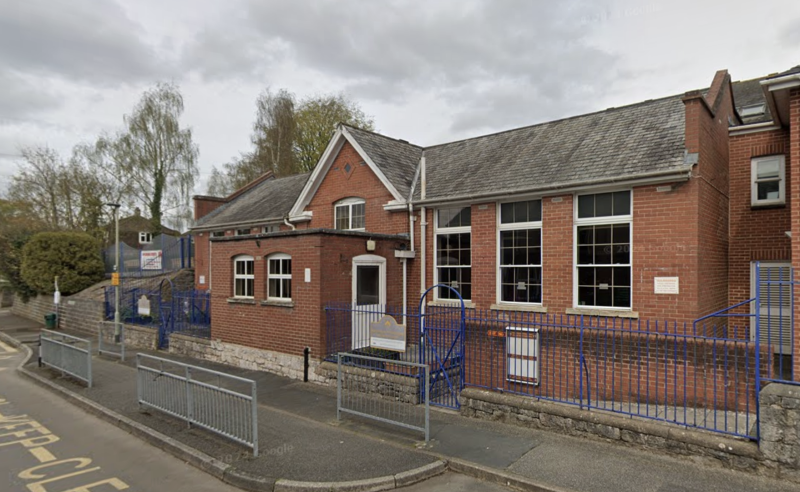Should the plans go ahead it would replace the town's current primary school (pictured) Image- Google Maps
