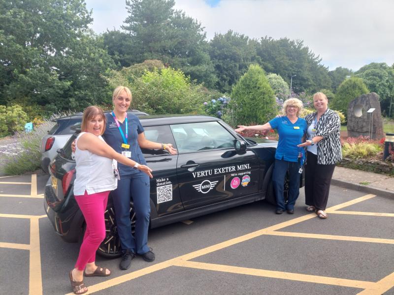 Vertu MINI Exeter helps fund care for 15 hospice patients through charity partnership