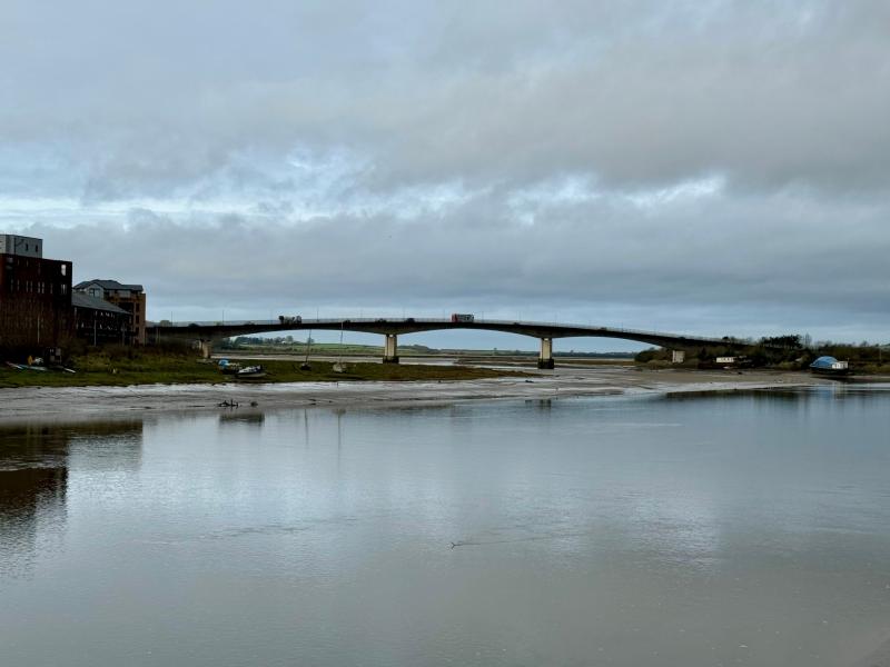 Taw Bridge Barnstaple-river