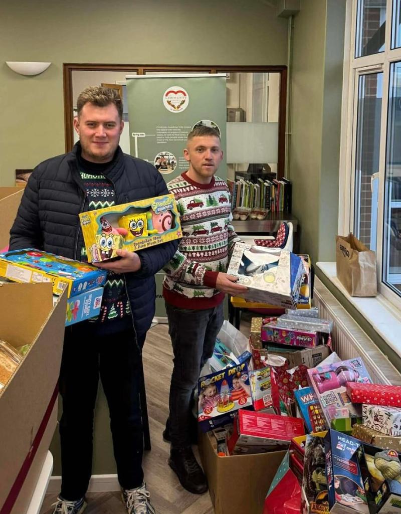 Westbank delivers 50 Christmas hampers to local families with support from Exeter businesses